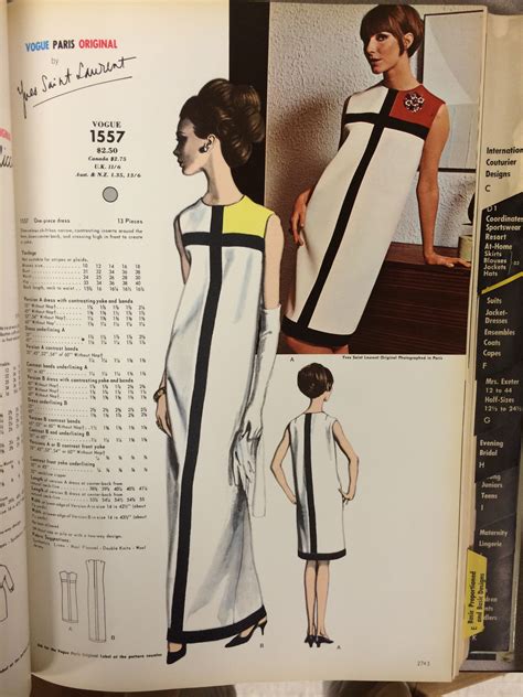 yves saint laurent vogue pattern|ysl Vogue patterns.